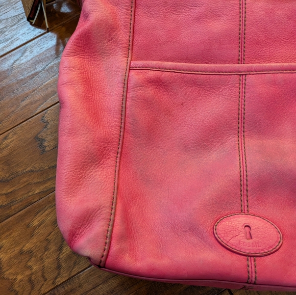 Fossil Madison crossbody bag, pink leather - Picture 8 of 16